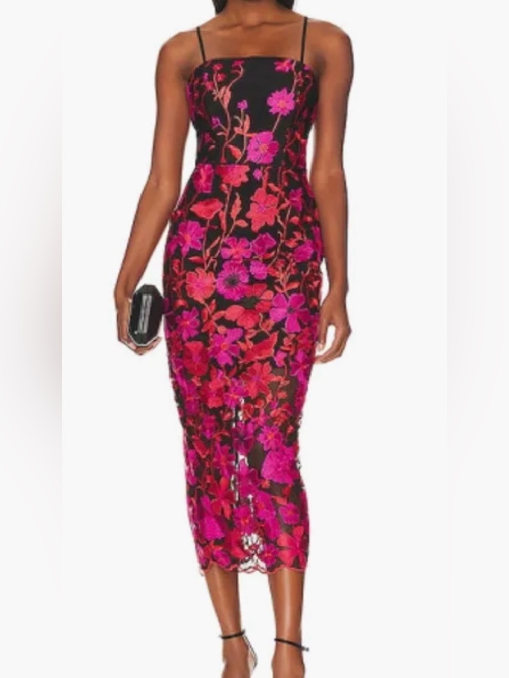 NWT Women’s MILLY Kait Floral Embroidered Dress